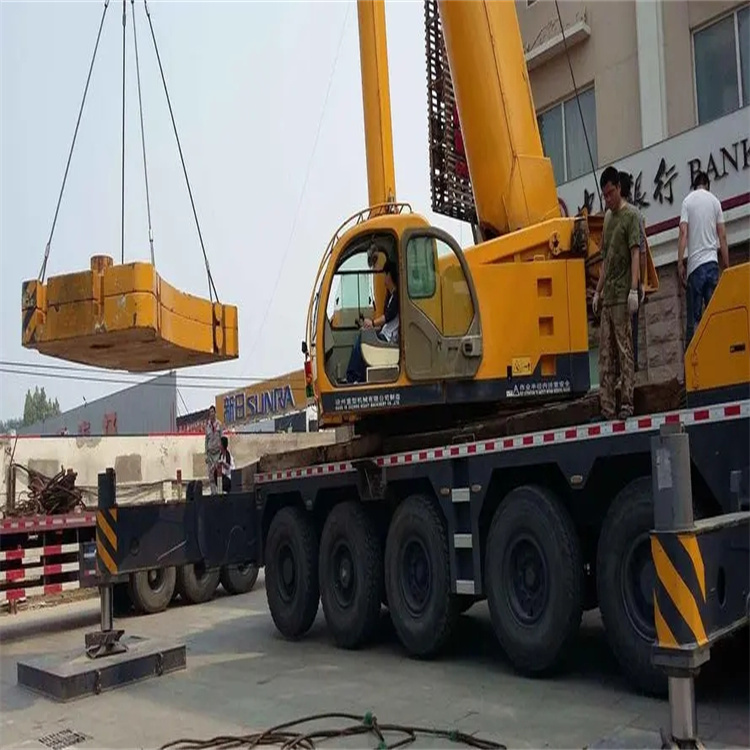 临城镇当地吊车出租|机器吊装|75吨|工厂搬迁服务